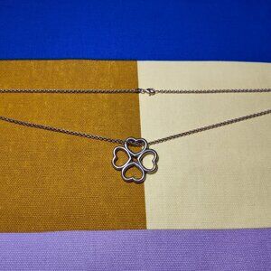 Vintage Tiffany & Co. Paloma Picasso Four Hearts Clover Necklace